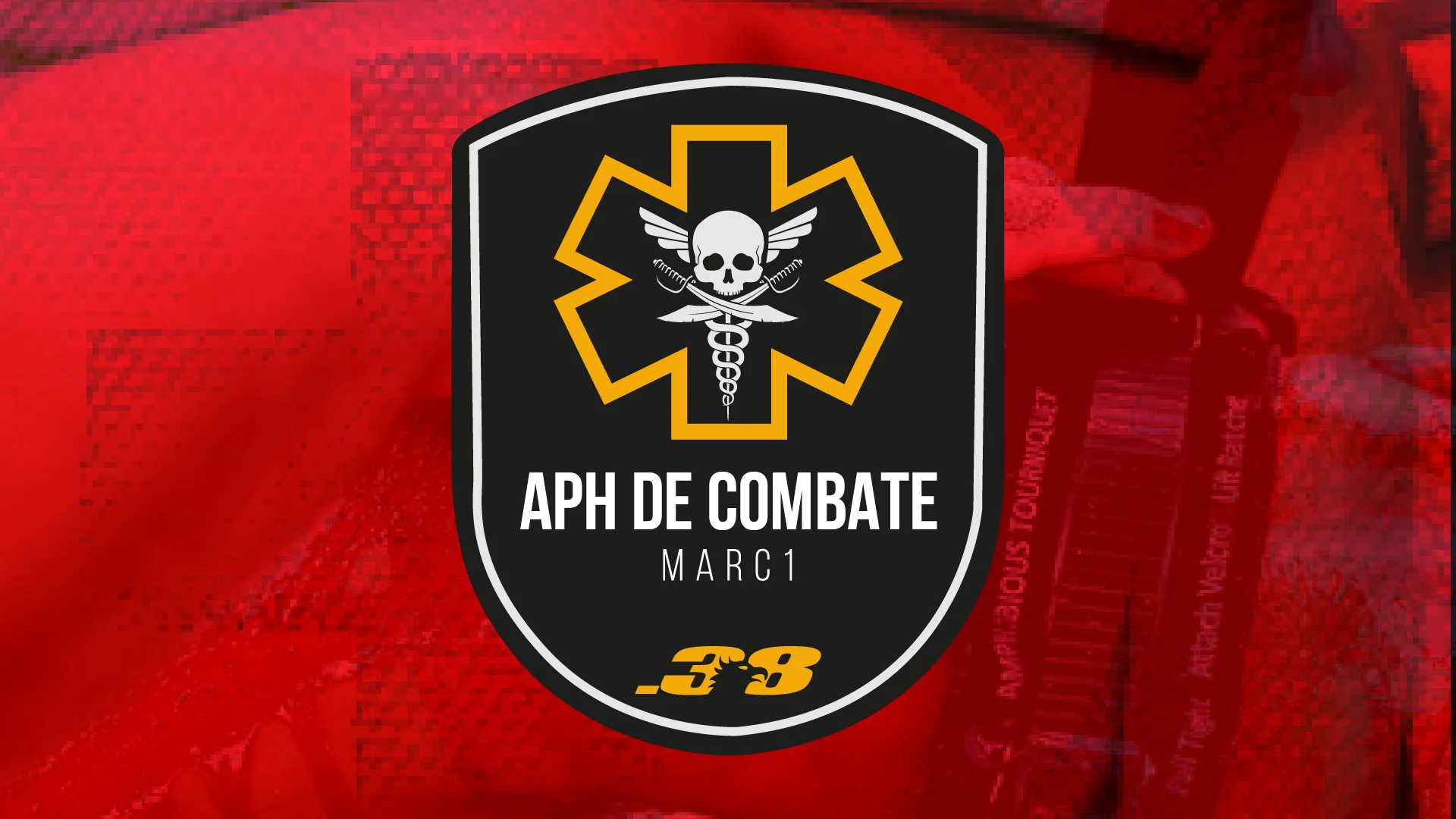 Capa do curso APH de Combate / Combat Trauma